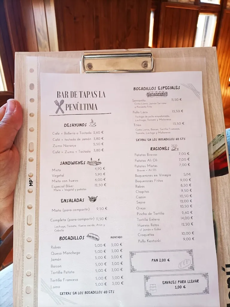 Menu_Bar de tapas la penúltima_Armuña de Tajuña_image_2