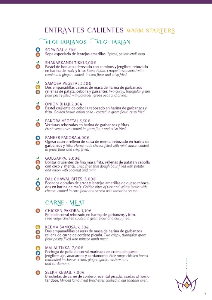 Menu_Indian Restaurant in Altea. CROWN OF INDIA._Altea_image_2