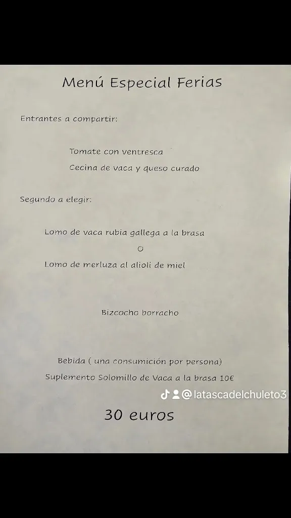 Menu_La Tasca del Chuletón_Atanzón_image_1