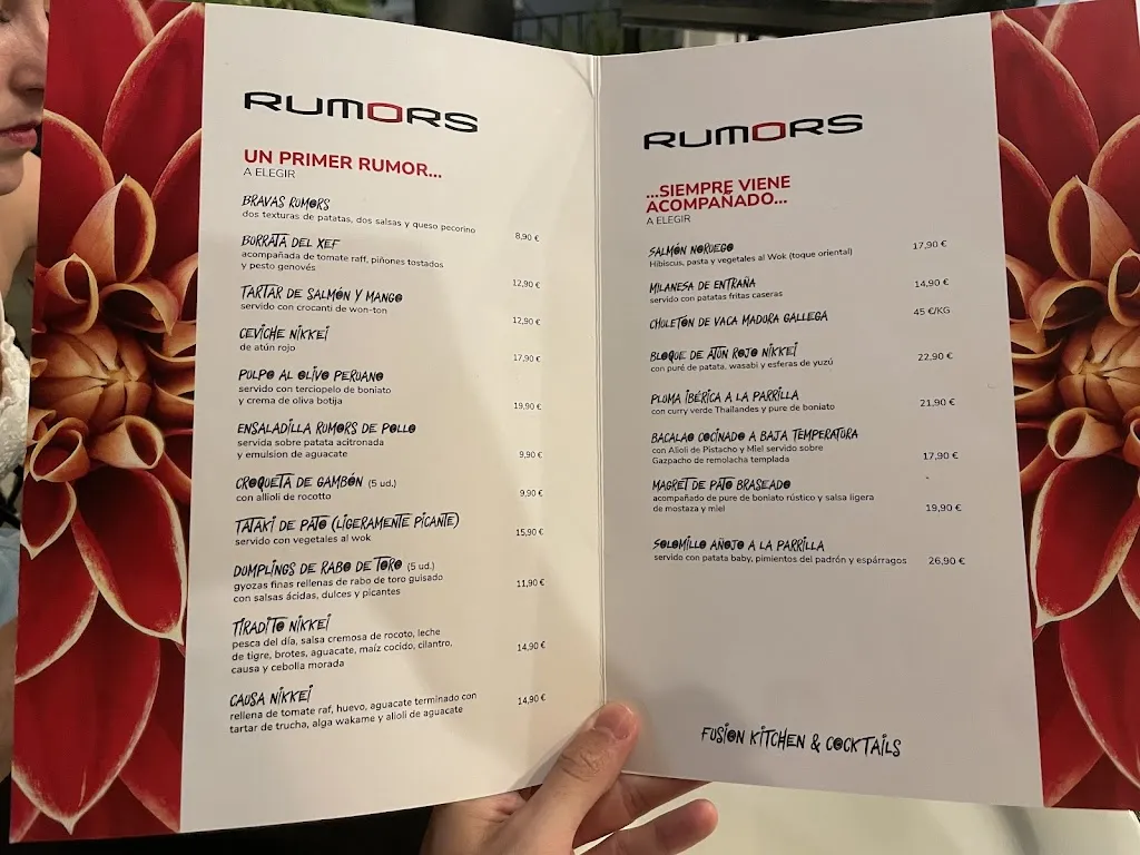 Menu_Rumors Altea_Altea_immagine_1