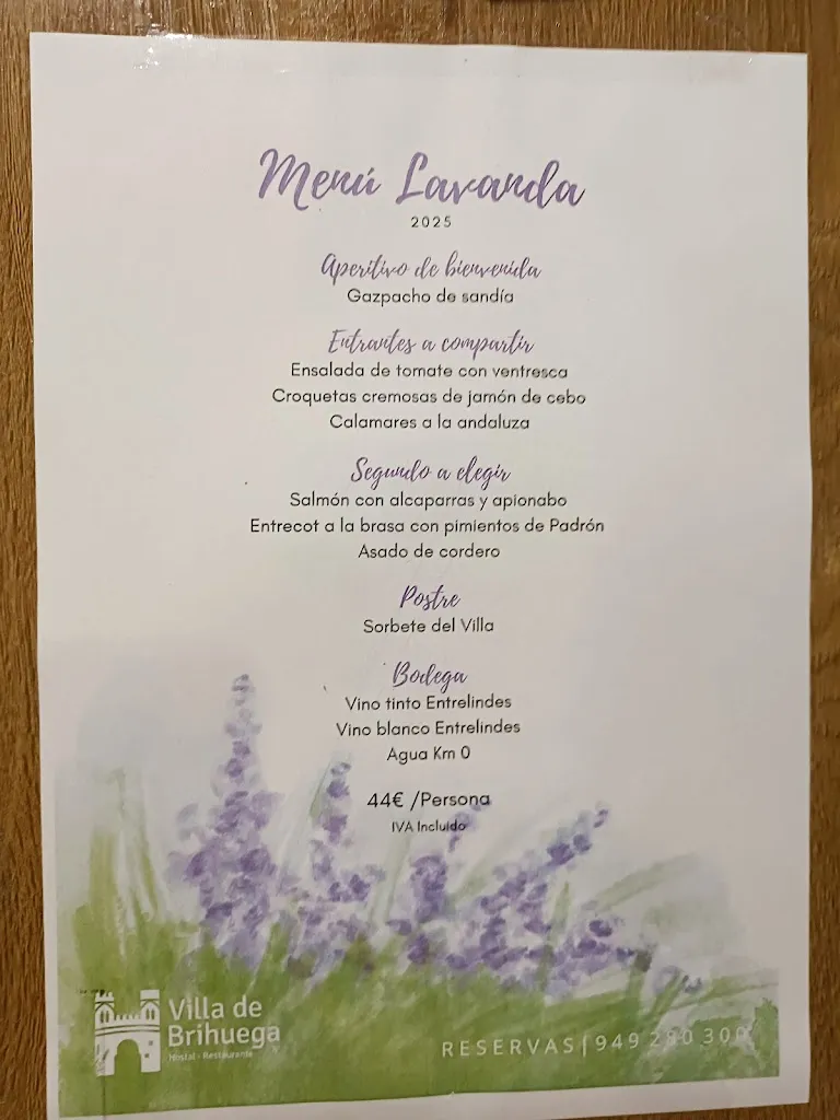 Menu_Hostal-Restaurante Villa de Brihuega_Brihuega_image_4