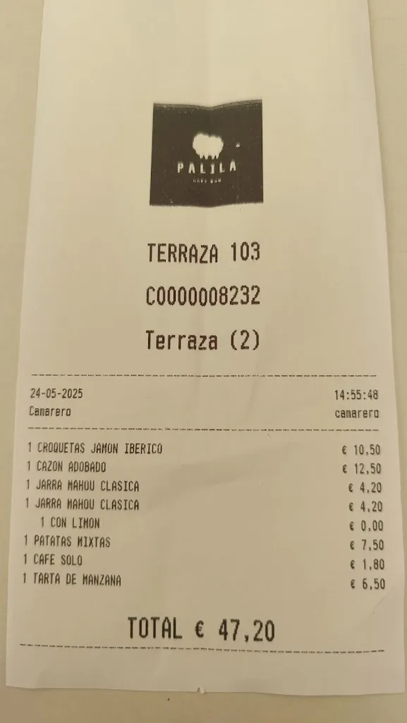 Menu_Palila cafe bar_Brihuega_image_2