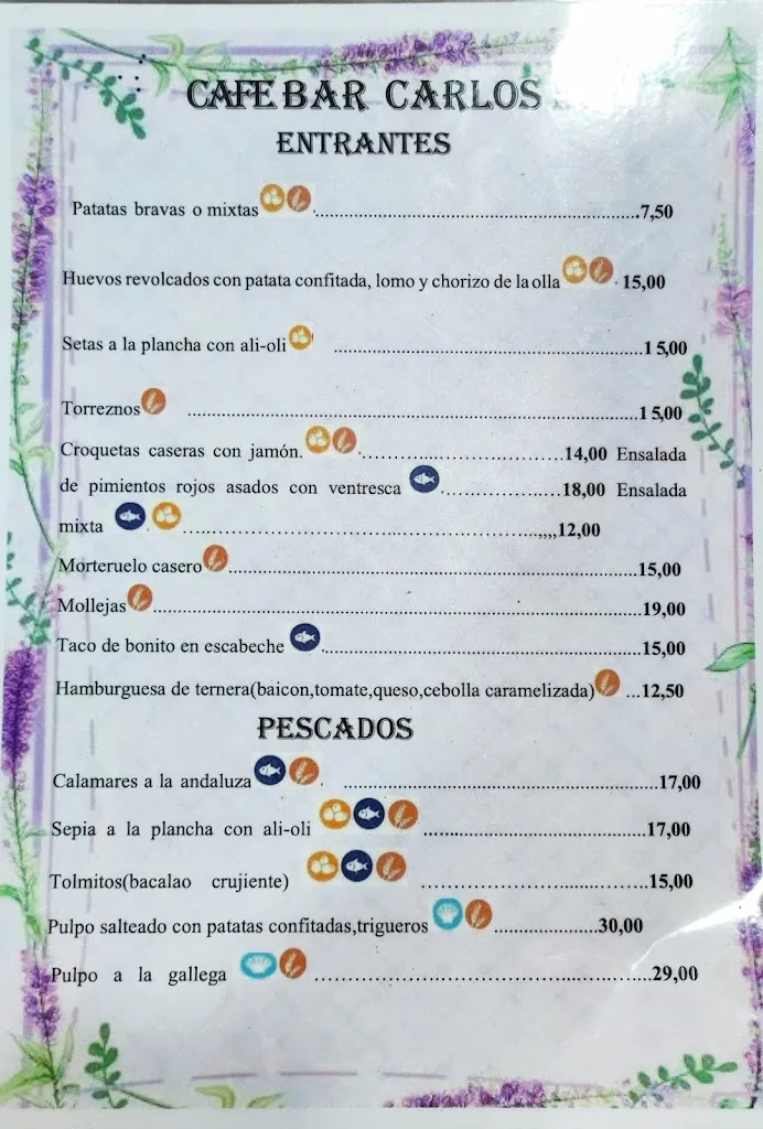 Menu_CAFE-BAR CARLOS III_Brihuega_image_1