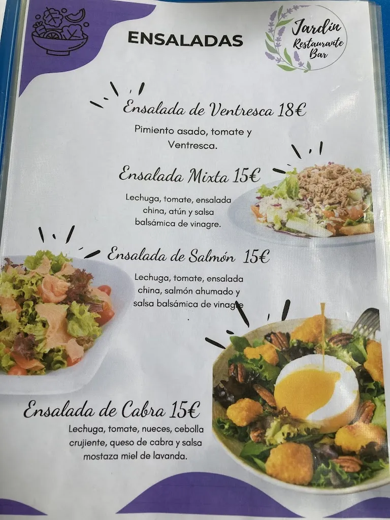 Menu_Bar El Jardin_Brihuega_image_4