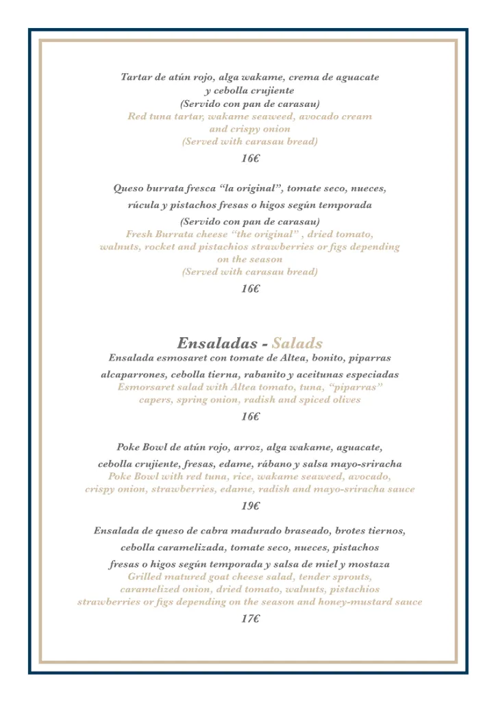 Menu_MóN Restaurant & Boutique_Altea_image_1