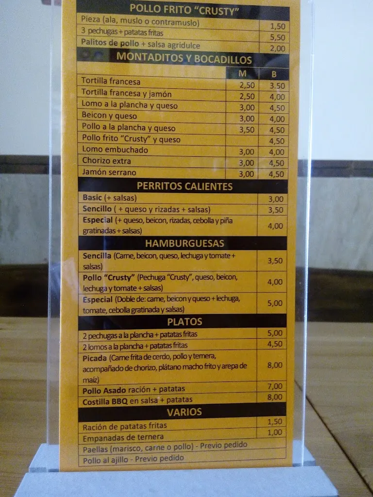 Menu_Bar Churrería La Alcarria_Brihuega_image_2