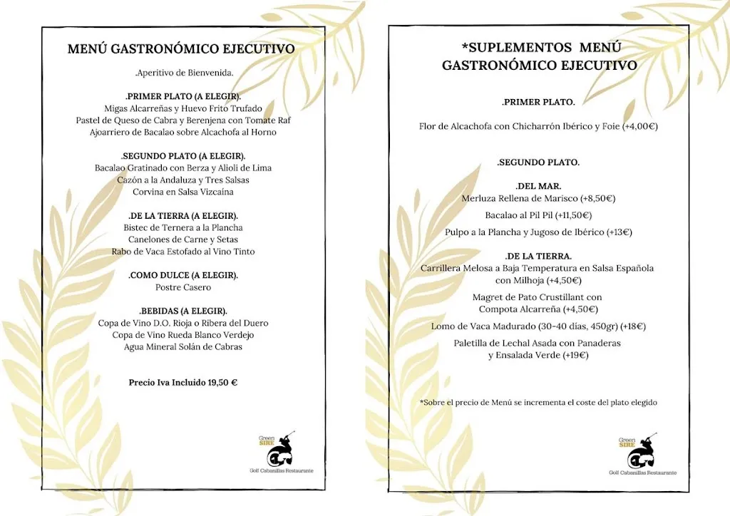 Menu_Restaurante Green Sire Golf Cabanillas_Cabanillas del Campo_image_2