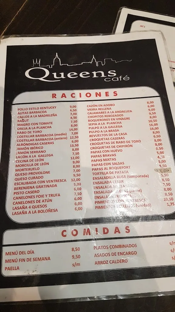 Menu_QUEEN’S CAFÉ_Cabanillas del Campo_image_1