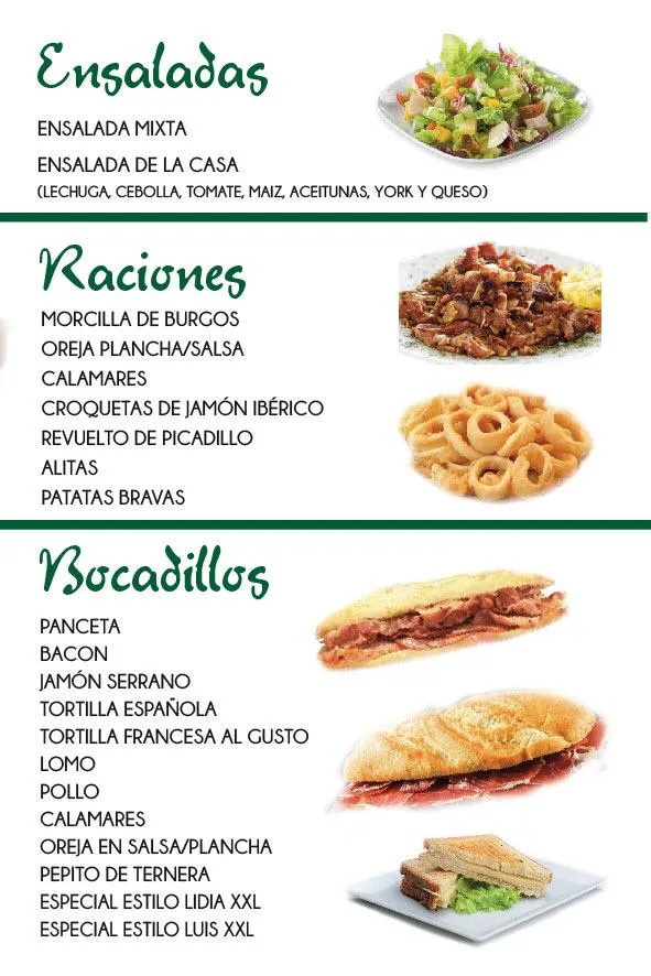 Menu_BAR,RESTAURANTE DON D'LIDIA_Cabanillas del Campo_image_1