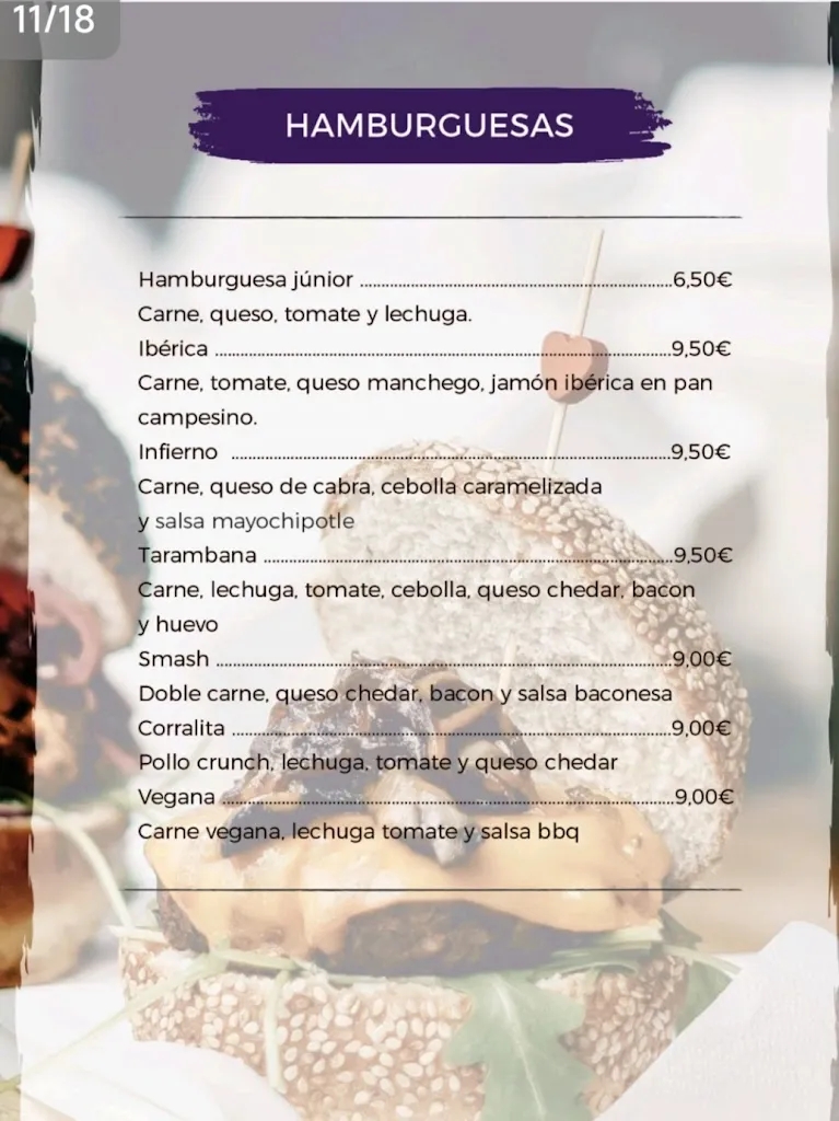 Menu_Tarambana_Cabanillas del Campo_image_1