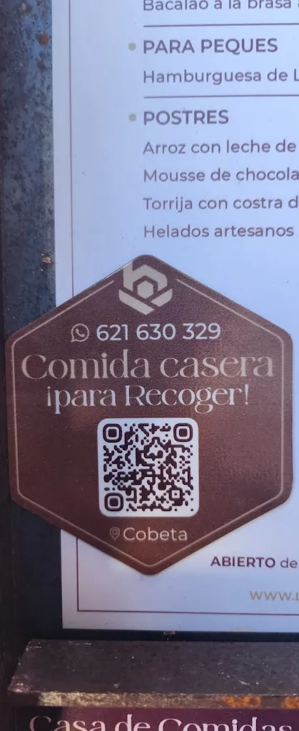 Menu_Casa De Comidas Las Horneras De Cobeta_Castilnuevo_image_4