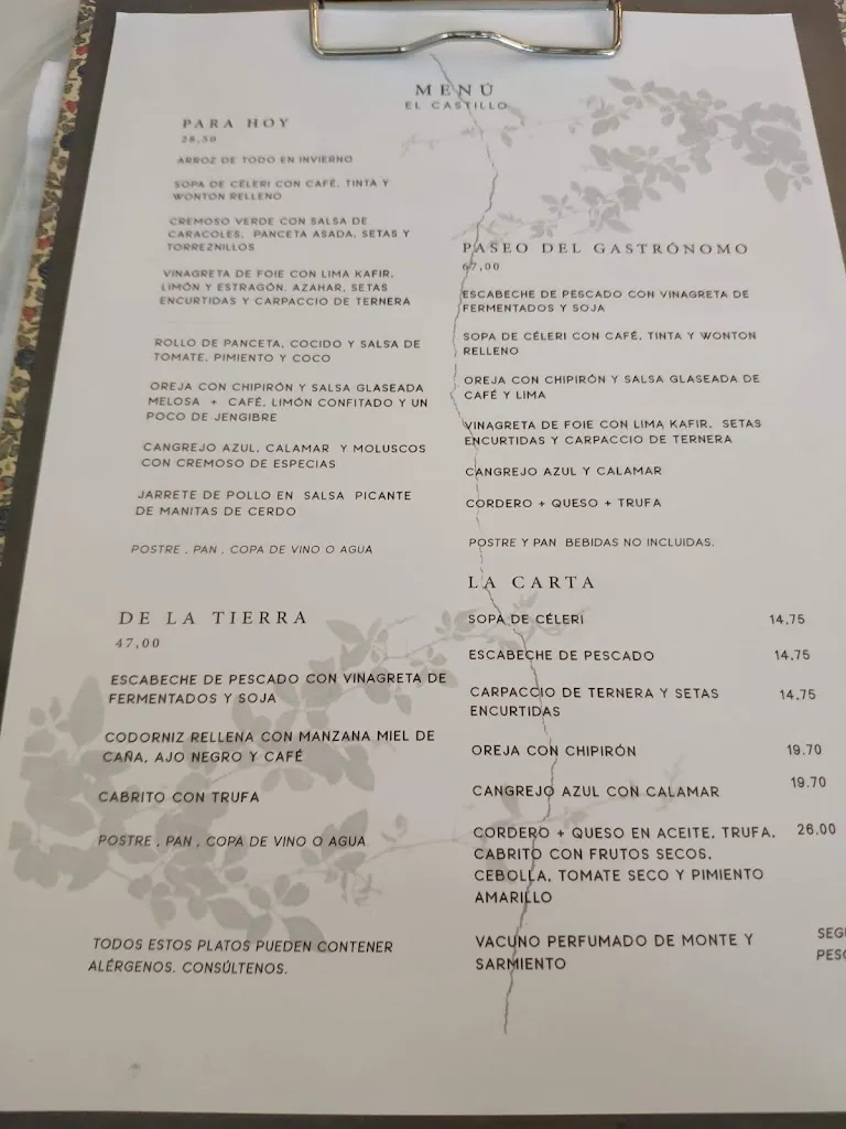 Menu_Restaurante El Castillo_Castilnuevo_image_2