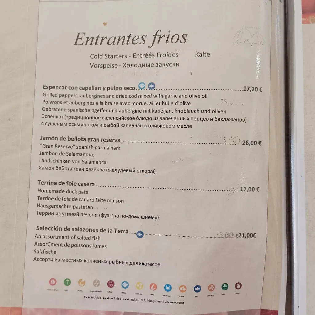 Menu_La Capella_Altea_image_4