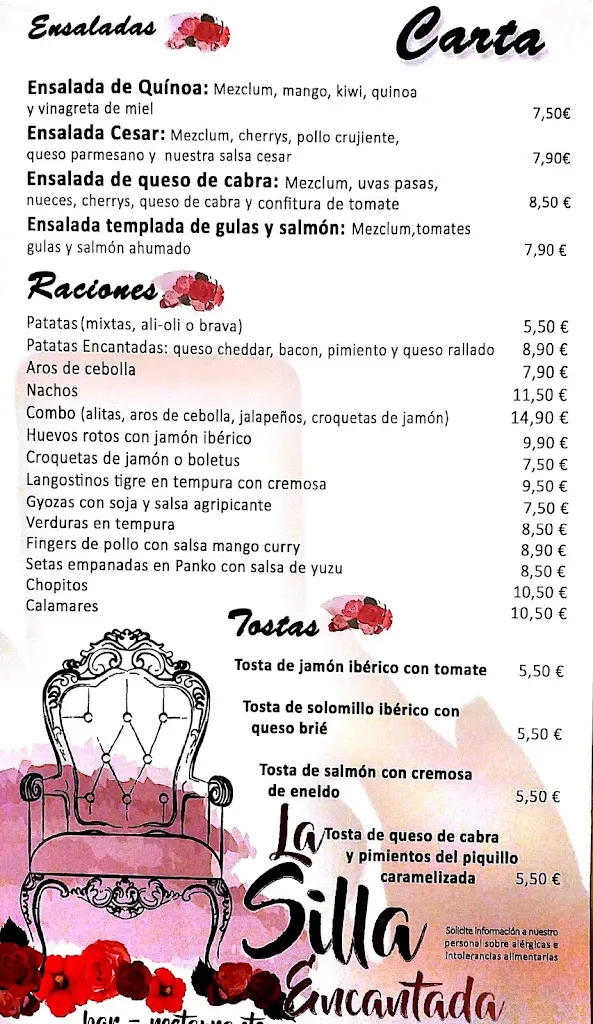 Menu_LA SILLA ENCANTADA_Azuqueca de Henares_image_1