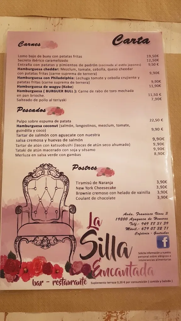 Menu_LA SILLA ENCANTADA_Azuqueca de Henares_image_4