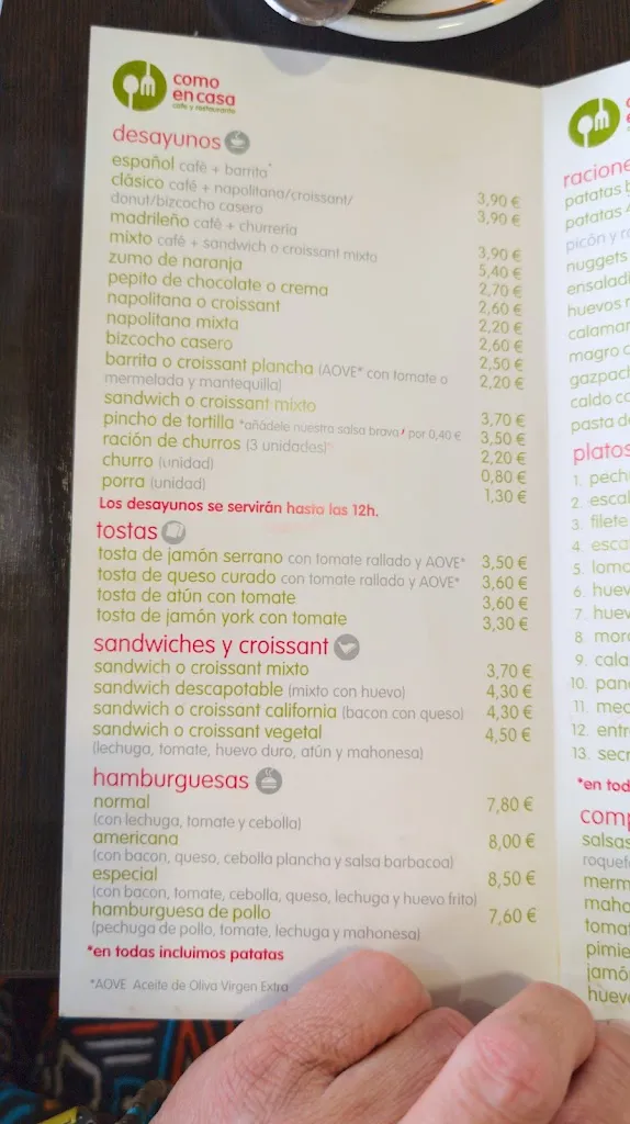 Menu_Como en Casa_Azuqueca de Henares_immagine_1