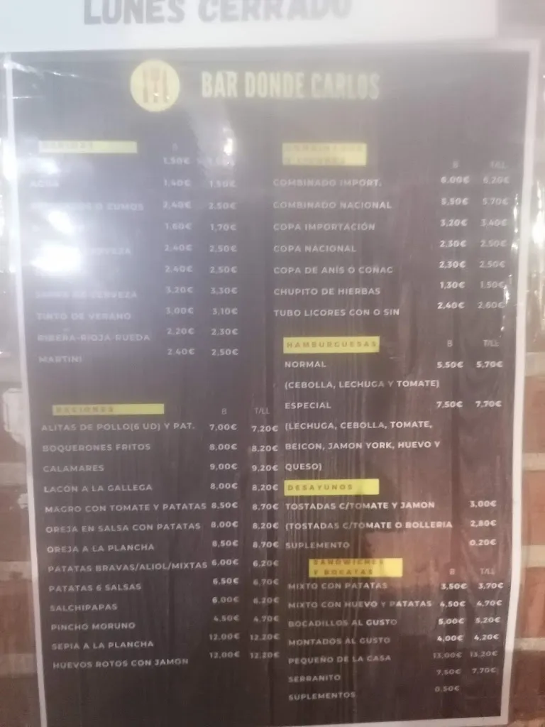 Menu_Bar La Terraza_Azuqueca de Henares_image_3