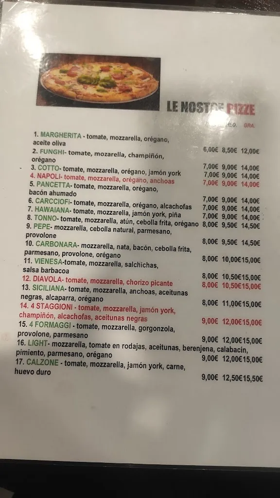 Menu_Sapori e Delizie Di Claudio_Azuqueca de Henares_image_1