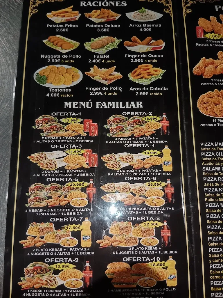 Menu_Bismillah Kebab Pizza y Pollo Asado_Azuqueca de Henares_image_1