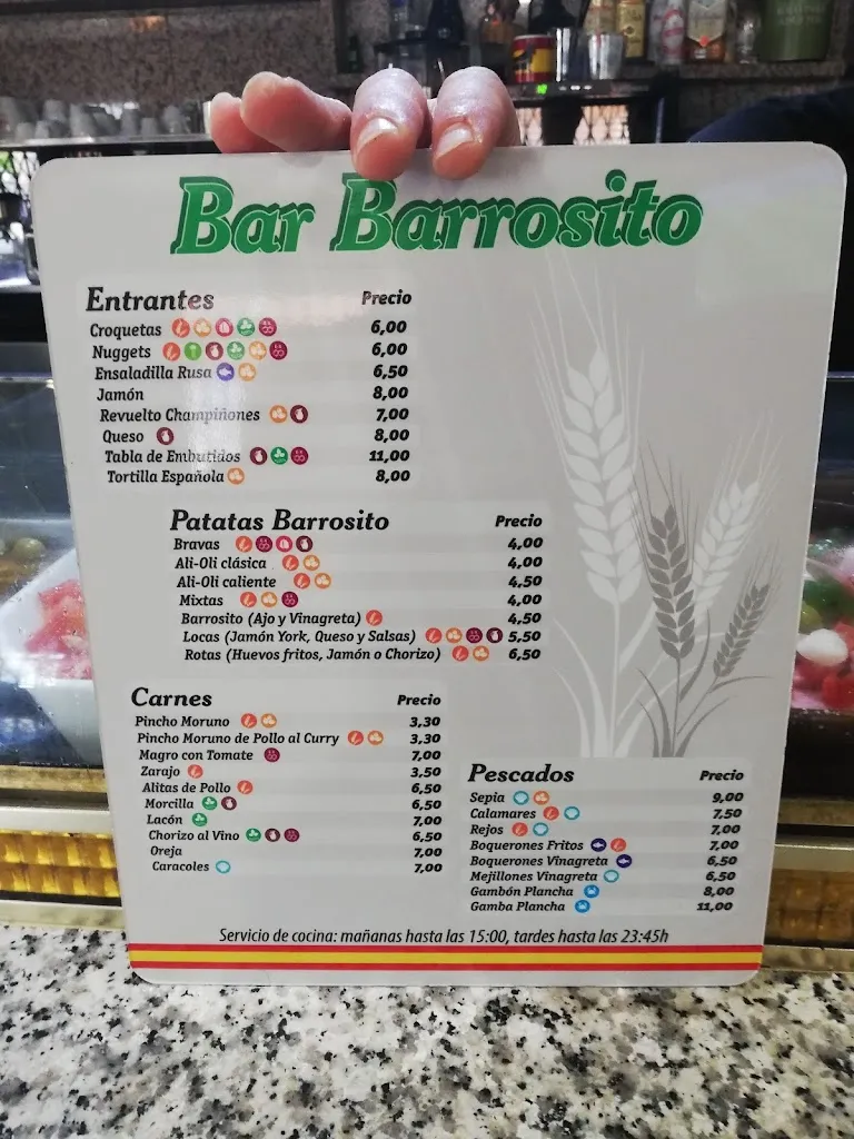 Menu_Bar Barrosito_Azuqueca de Henares_image_4
