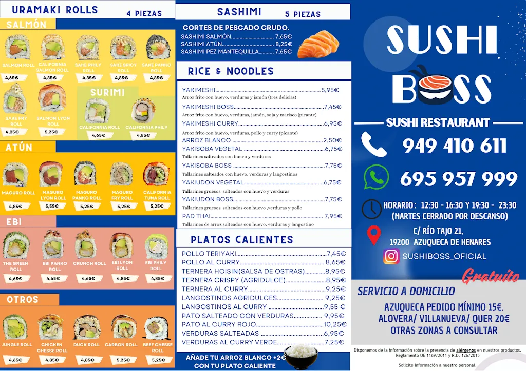 Menu_SUSHI BOSS RESTAURANTE CAFETERIA_Azuqueca de Henares_image_2