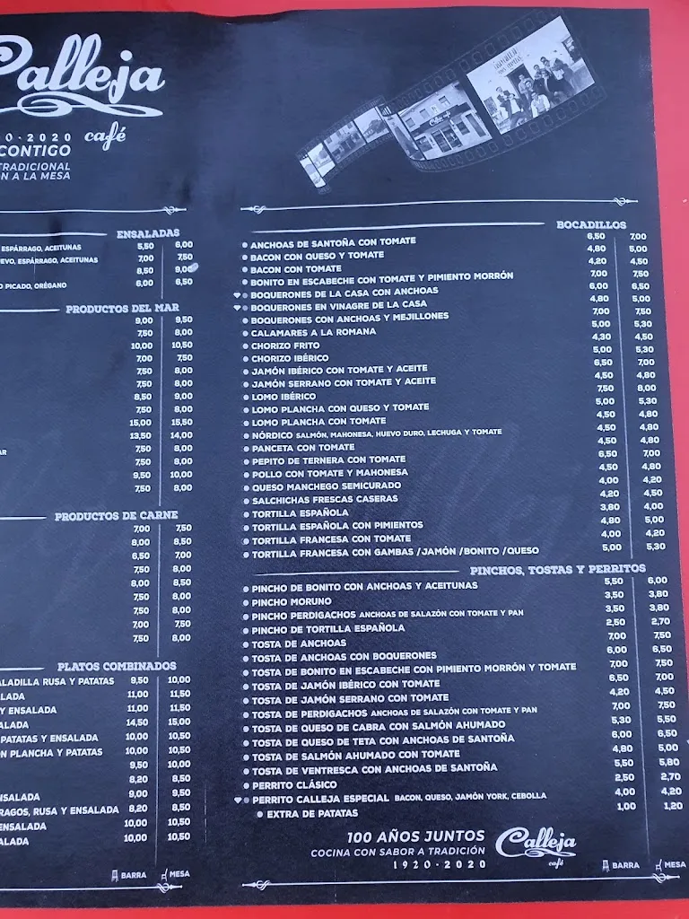 Menu_Cafetería Calleja_Azuqueca de Henares_immagine_1
