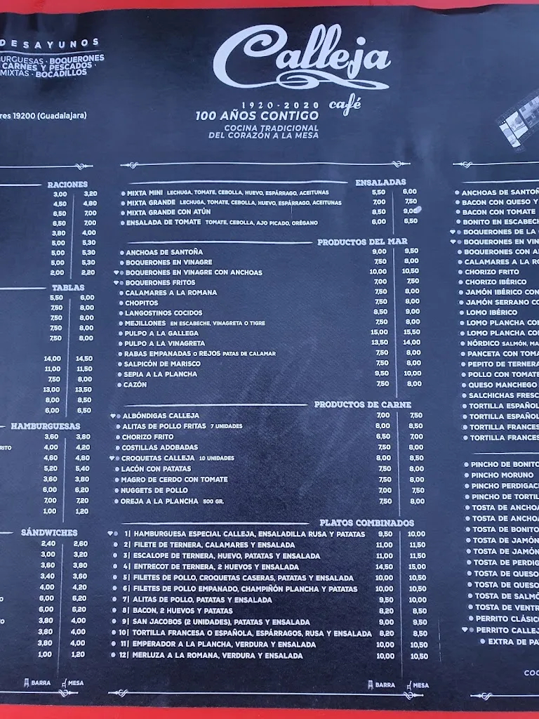 Menu_Cafetería Calleja_Azuqueca de Henares_immagine_3