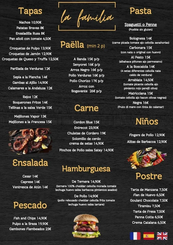 Menu_La familia altea_Altea_image_1