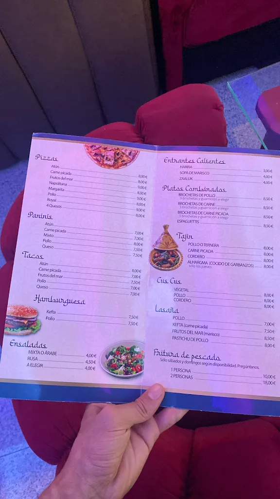 Menu_Cafeteria restaurante DUBAI_Azuqueca de Henares_image_1