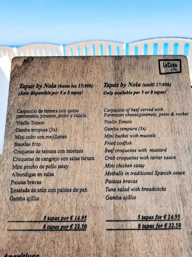Menu_LaCena by Nola - Altea Boulevard_Altea_immagine_2