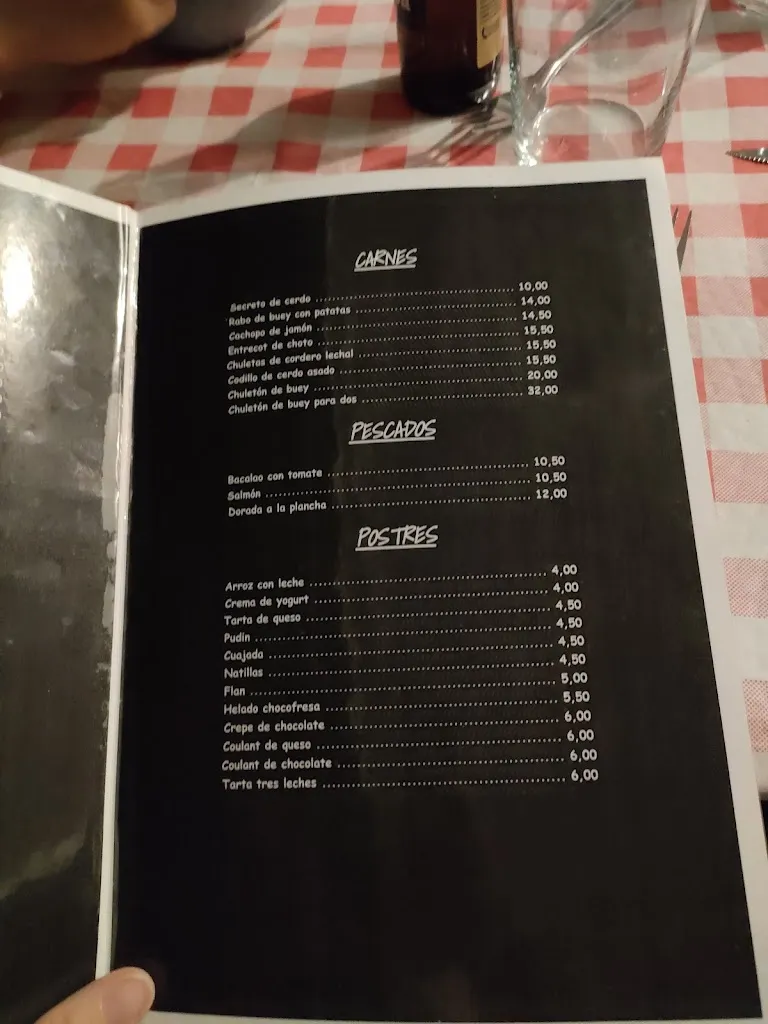 Menu_Bar Restaurante La Sierra_Condemios de Abajo_image_4