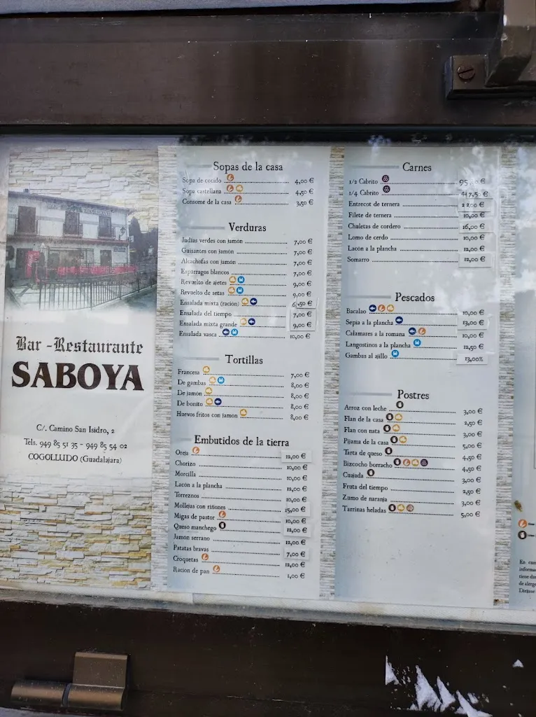 Menu_BAR RESTAURANTE SABOYA._Cogolludo_image_3