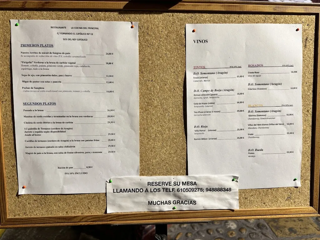 Menu_La Cocina del Principal_Cincovillas_image_4