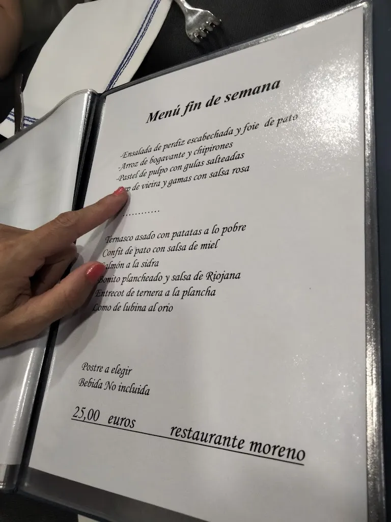 Menu_Moreno Taberna Restaurante_Cincovillas_immagine_4