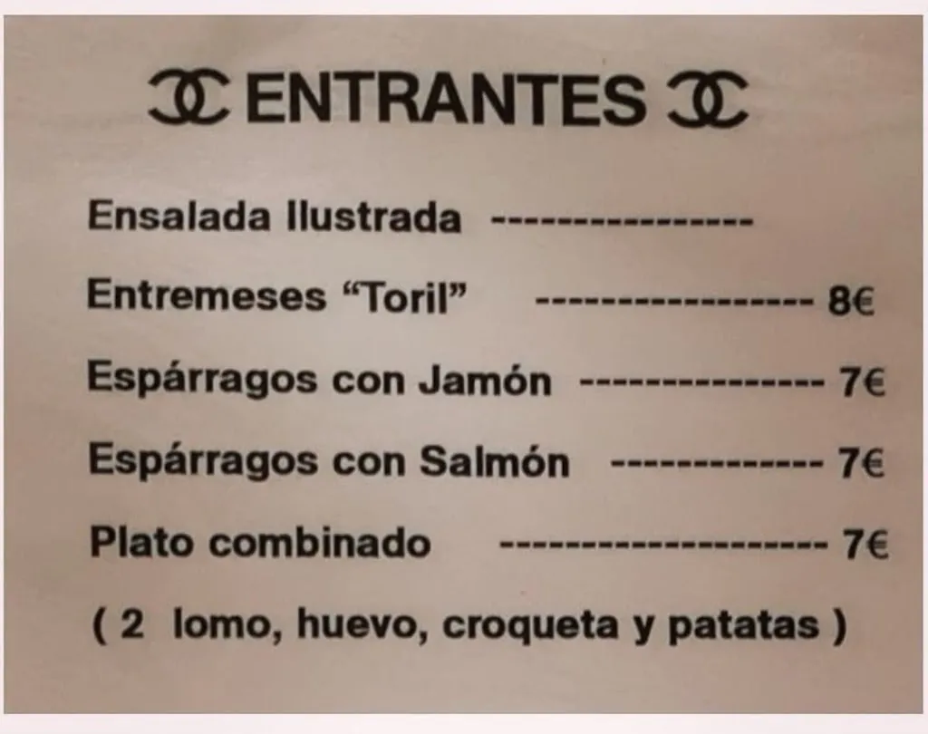 Menu_Toril Nº 5 Café Bar_Cincovillas_image_4