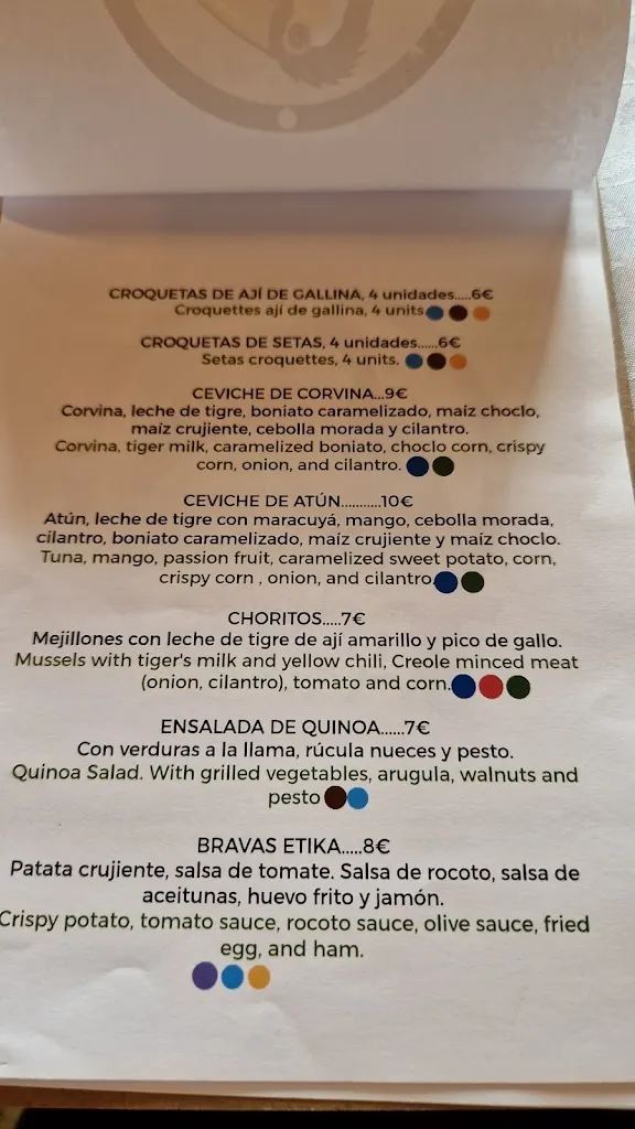 Menu_Restaurante E-Tika Tapas y ceviches._Altea_image_2
