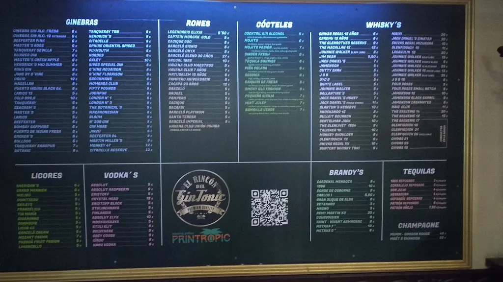 Menü_El Rincón del Gin Tonic_Fuembellida_Bild_1