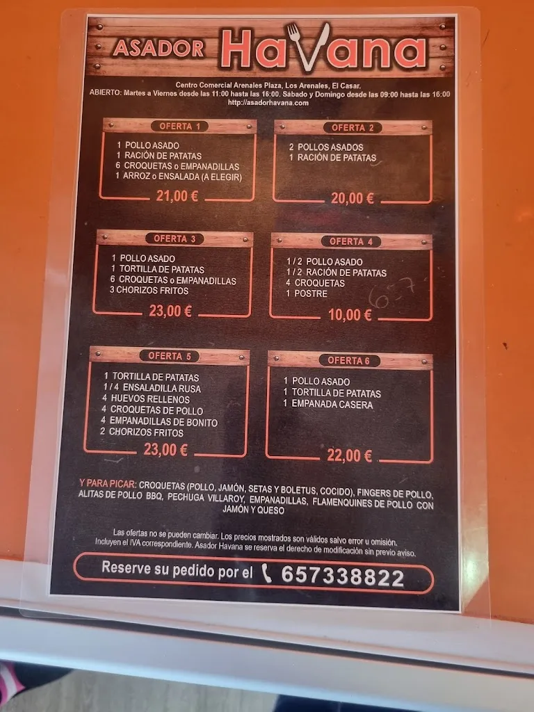 Menu_Asador Havana comida para llevar_Casar El_image_1