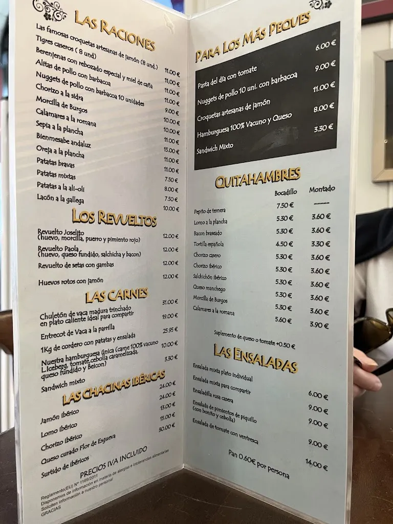 Menu_Restaurante Puerta Bisagra - Cocido Madrileño_Herrería_immagine_4