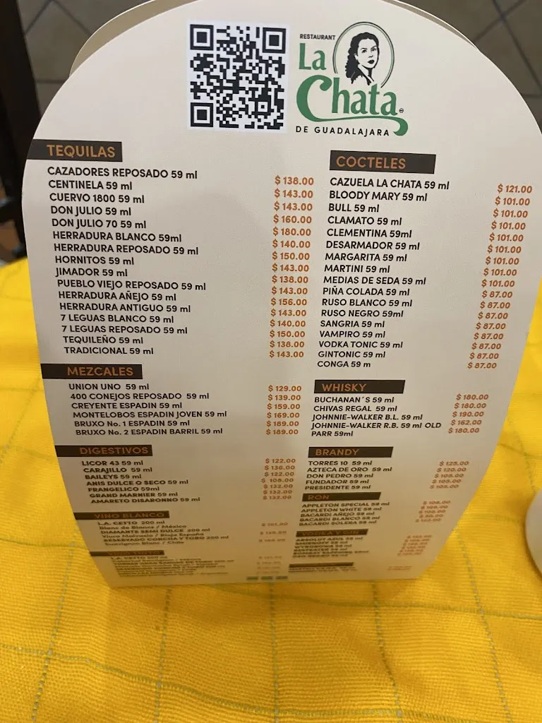Menu_La Chata de Guadalajara_Guadalajara_image_1