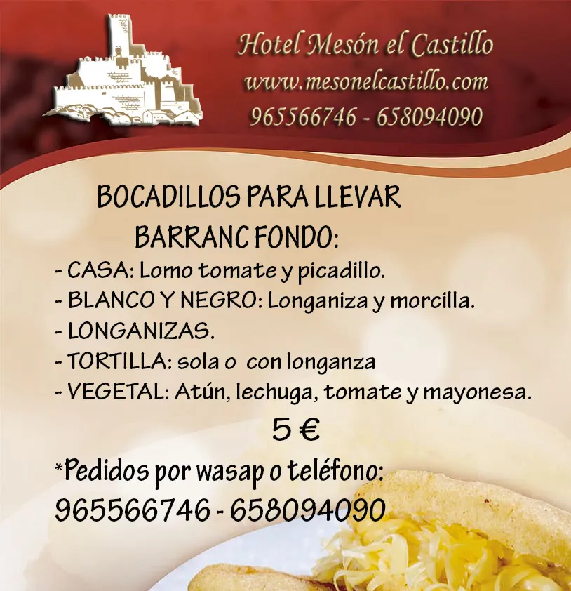 Menu_Meson el Castillo_Banyeres de Mariola_image_1