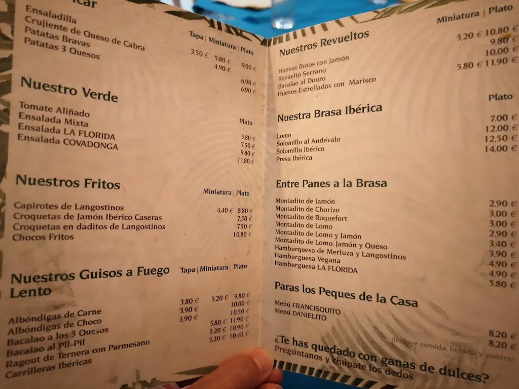 Menu_La Florida Huelva_Hueva_image_4