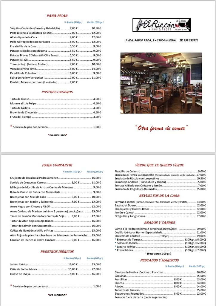 Menu_El Rincón de la Rocina_Hueva_image_2