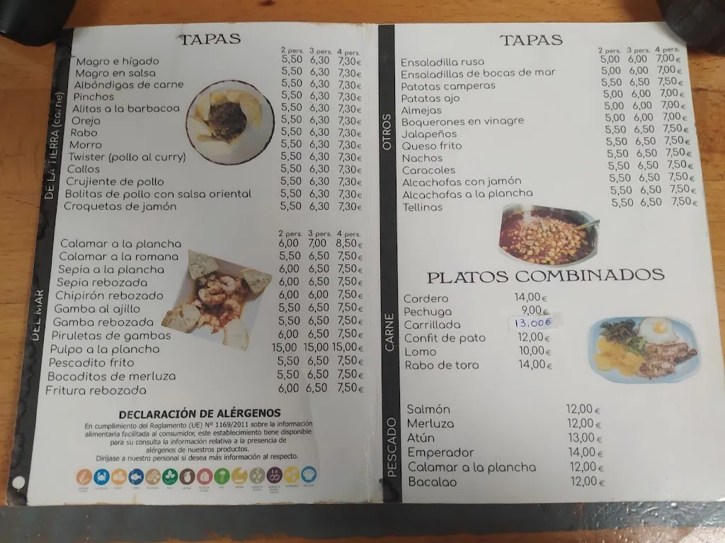 Menu_Bar Cope Bajo_Banyeres de Mariola_image_2