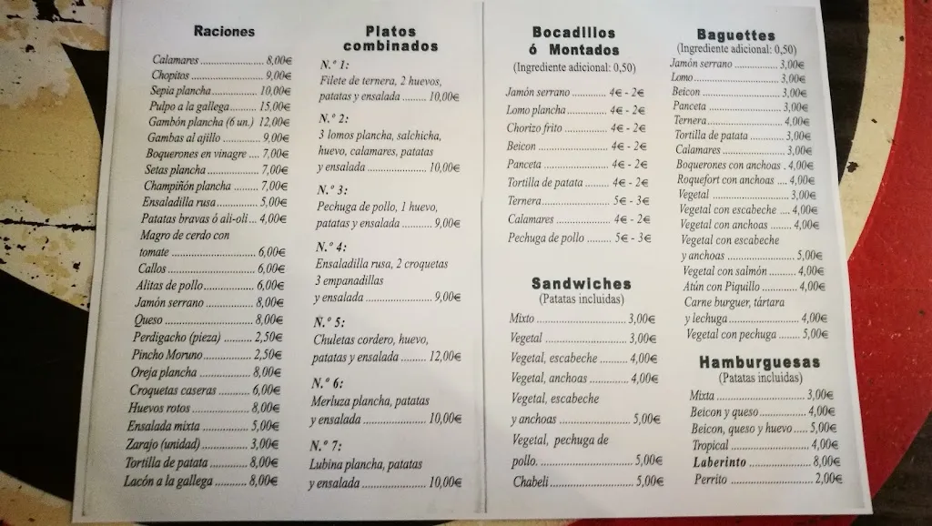 Menu_Restaurante Laberinto_Marchamalo_image_1