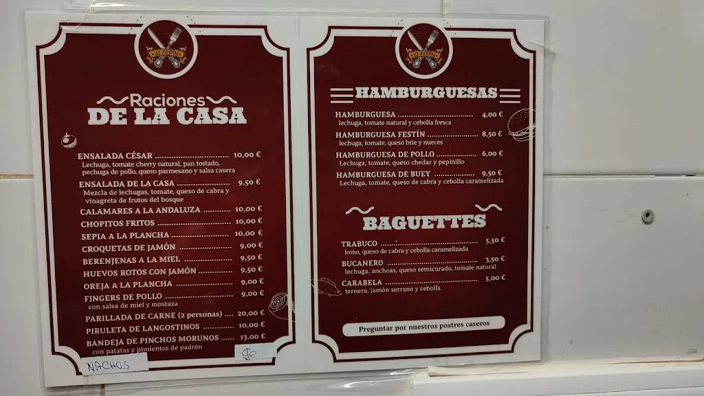 Menu_🍽 Restaurante Bar El Festín | Marchamalo_Marchamalo_image_1