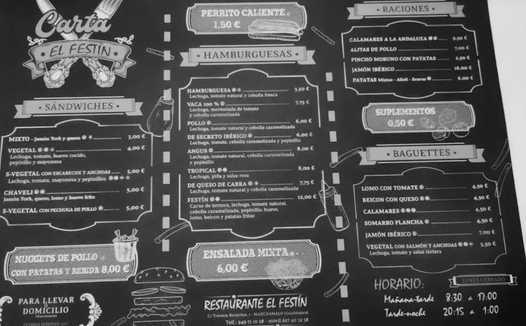 Menu_🍽 Restaurante Bar El Festín | Marchamalo_Marchamalo_image_3