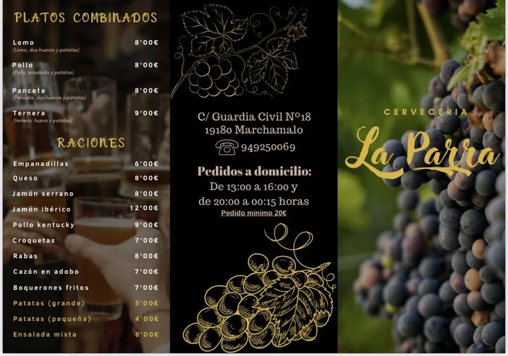 Menu_Cervecería La Parra_Marchamalo_image_2