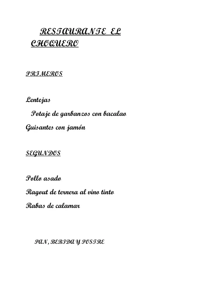 Menu_Restaurante Bar El Moreno_Marchamalo_image_1