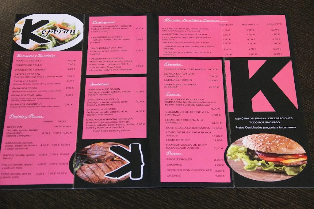 Menu_bar restaurante keperan_Marchamalo_image_1